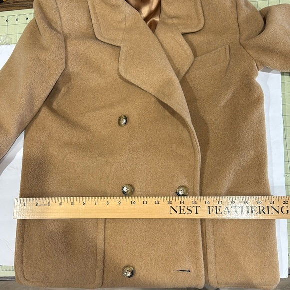 Regency Camel Hair Dbl breasted 6Buttons, Cuffed Sleeves Excellent Condition sz8 - Picture 14 of 14